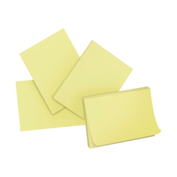 Bloco Adesivo 38x50mm Amarelo 4x100FL Kepp - EI013 EI013