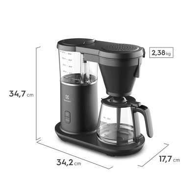 Cafeteira Elétrica Electrolux Automática 31 Xicaras Expert com Tecnologia PerfectSense Preta (CMP70) 127V