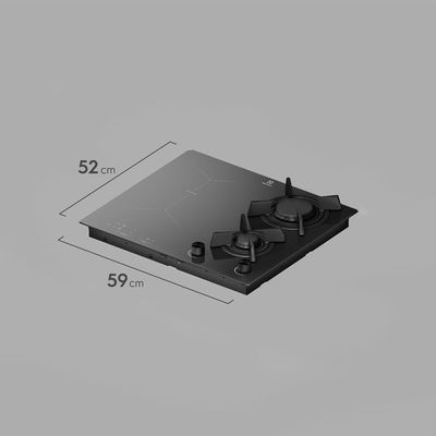 Cooktop 4 Bocas de Indução e a Gás Electrolux Híbrido 2 de Indução e 2 a Gás (IE62H) 220V
