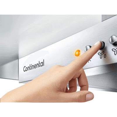 Coifa de parede Continental 90cm Inox com Vidro (CC9VX) 127V