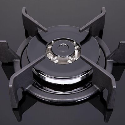 Fogão 5 Bocas Atlas Agile UP Glass Com Mesa De Vidro E Acendimento Automatico Preto Bivolt