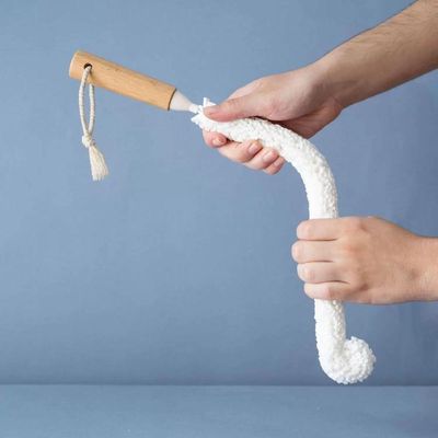 Escova De Limpeza Flexível Para Jarras Com Cabo De Bambu Oikos:off White