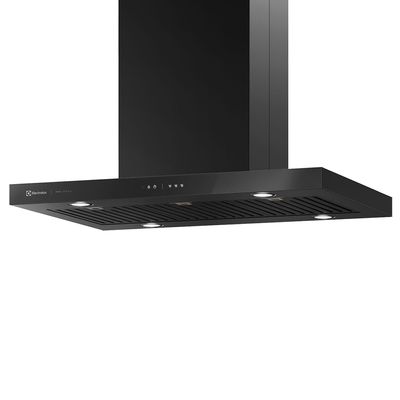 Coifa de Ilha Electrolux 90cm Preta Pro Series com Painel Touch e Filtro Baffle (90CIV) 220V