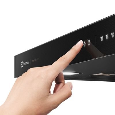 Coifa de Ilha Electrolux 90cm Preta Pro Series com Painel Touch e Filtro Baffle (90CIV) 220V