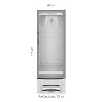 Refrigerador Expositor Vertical Para Bebidas Venax VV 300 Litros Branco 127V