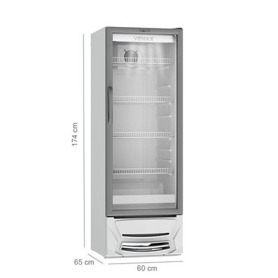 Refrigerador Expositor Vertical Para Bebidas Venax VV 300 Litros Branco 127V