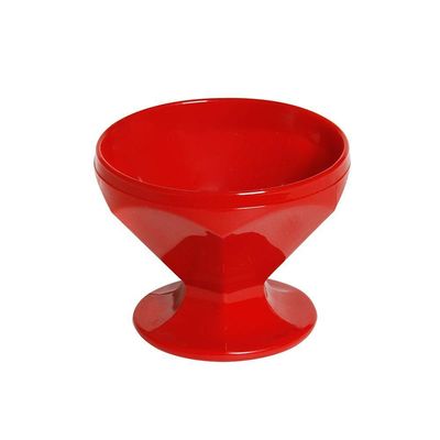 Taça Caribe De Sobremesa 150ml Vermelha Em Polipropileno Linha Tropical Vem