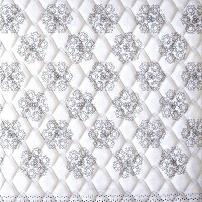 Colchão Solteiro Espuma D23 Super Resistente Probel 14cm Branco/Preto (88x188x14cm)