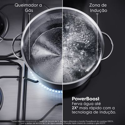 Cooktop de Indução 2 em 1 com Coifa Integrada Electrolux Expert (IE8CH) 220V