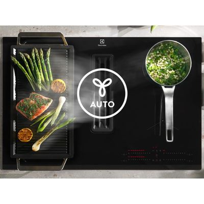 Cooktop de Indução 2 em 1 com Coifa Integrada Electrolux Expert (IE8CH) 220V