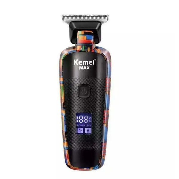 Aparador De Cabelo Kemei Max5090 Para Homens Barba Máquina De Corte Barbeador Elétrico