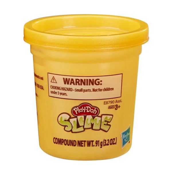 Pote de Slime - Play-Doh Slime - 91g - Amarelo - Hasbro Play-Doh