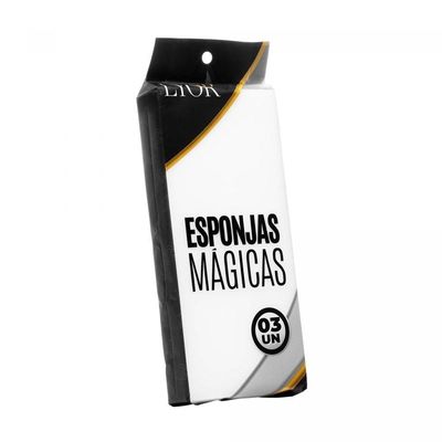 Kit 6 Esponja Mágica Melamina Bucha Limpeza Tira Mancha Limpa Tudo Multiuso Lyor