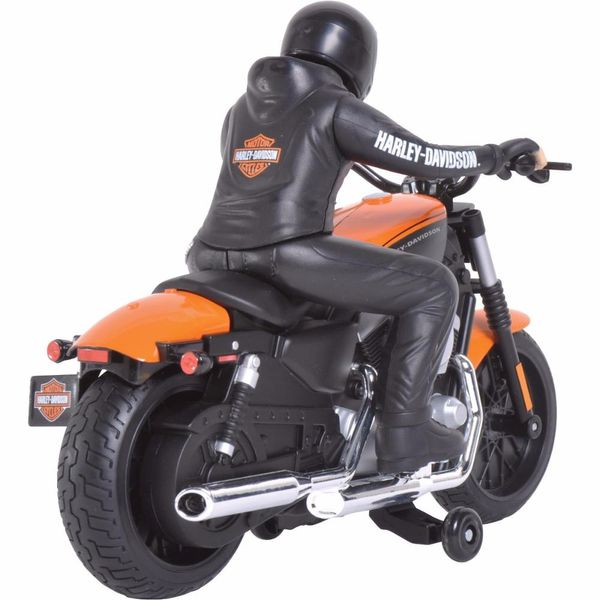 Moto Controle Remoto Motorcycle Harley Davidson Maisto Tech R/C - Laranja Maisto