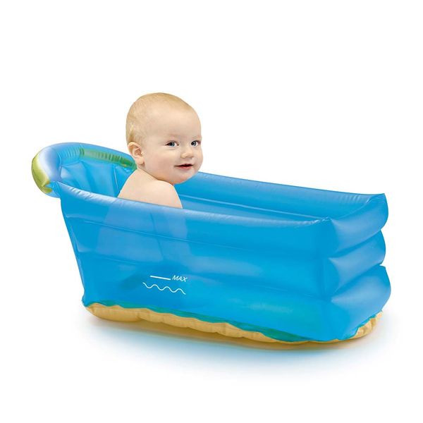 Banheira Inflável Bath Buddy 6-12M 10kgs Azul Multikids Baby - BB1157 BB1157