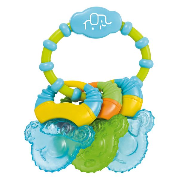 Mordedor Com Gel Cool Rings Azul Multikids Baby - BB150 BB150