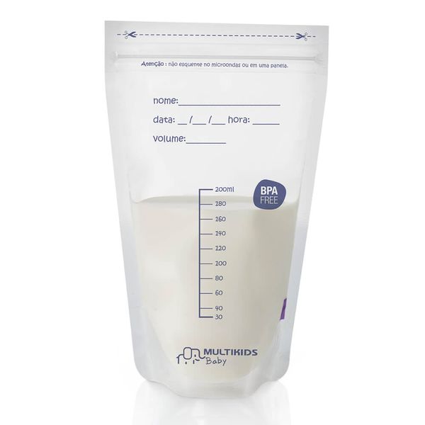 Sacos Para Armazenar Leite Materno For Mom 25 Peças Multikids Baby - BB189 BB189 Sacos Para Armazenar Leite Materno For Mom 25 Peças Multikids Baby - BB189 BB189