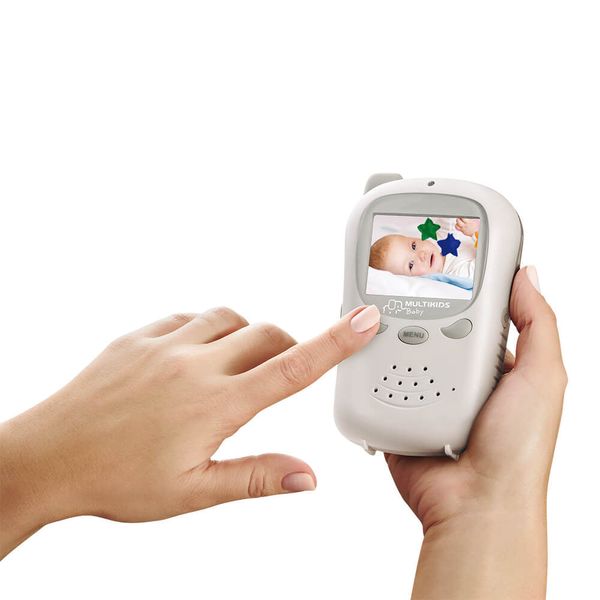 Babá Eletrônica Digital com Câmera Baby Talk Bivolt Multikids Baby - BB126 BB126