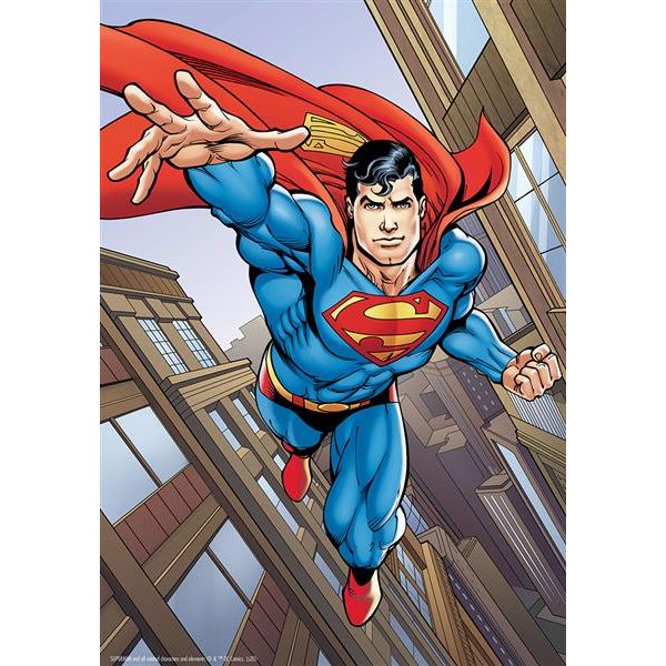 Quebra-Cabeça 3D Superman Flying DC Comics 300 Peças - BR1326 BR1326