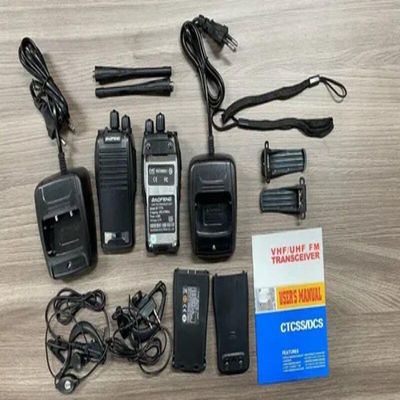 Kit 10 Radio Walk Talk Comunicador 16 Ch 12Km Baofeng 777S