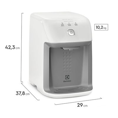Purificador Electrolux com Compressor, Água Quente e Painel Digital Branco (PH41B) 127V