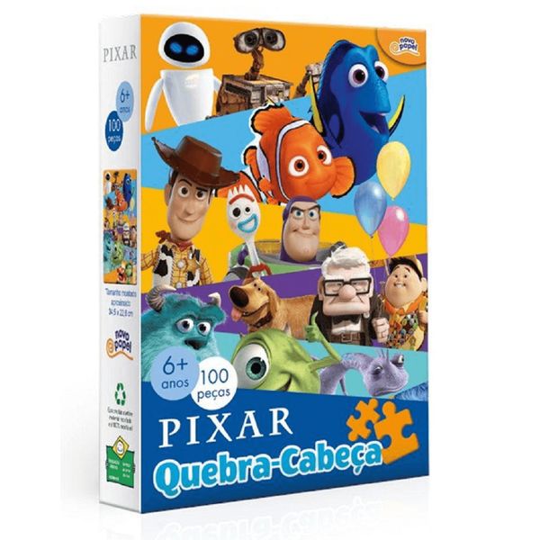 Quebra Cabeça 100 peças Disney Pixar 8052 - Toyster