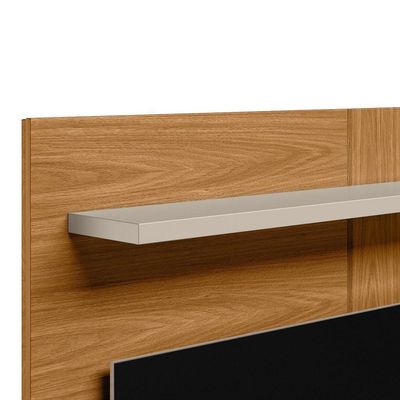 Home Suspenso Com 1 Prateleira Para Tv Até 50 Polegadas Nature Off White Eske Linea Brasil