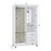 Cômoda 868 4 Gavetas E 1 Porta Com Guarda Roupa Solteiro Córdoba 2 Portas Branco Brilho - Poquema