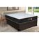 Cama Box Baú Casal + Colchão Semi Ortopédico Extra Firme Espuma D33 Prime Colchões 72x138x188 Marrom