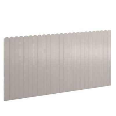 Painel Decorativo Farm 225x109x37 Cm Cinza - Matic