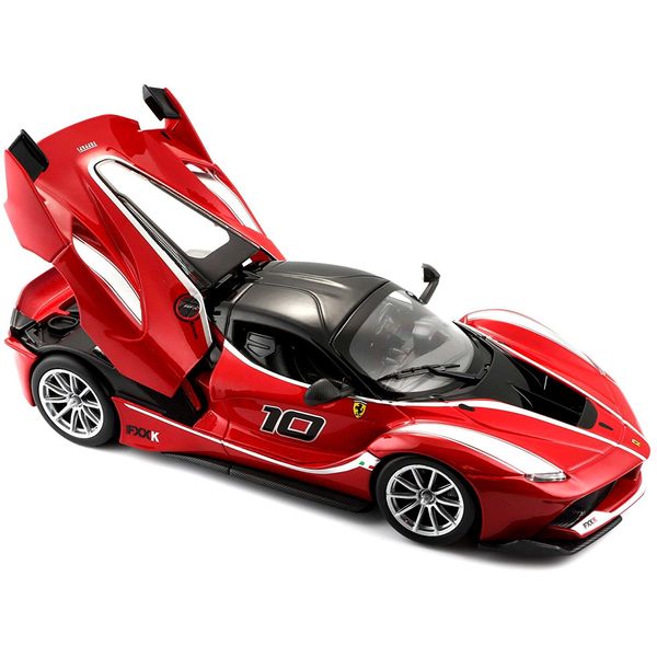 Miniatura - Carro - Ferrari Fxx K - 1:24 - Bburago Racing - Vermelha Racing BUR26301