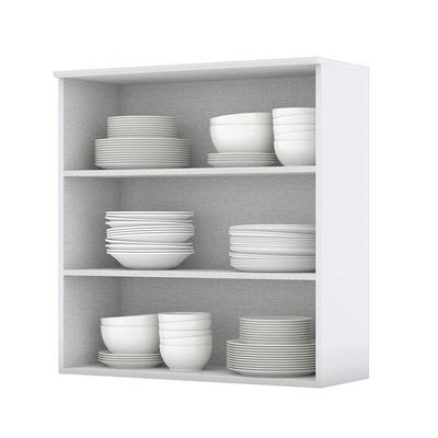 Armário Aéreo 2 Portas 80 Cm Americana Branco Hp - Henn