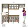 Kit Cozinha Compacta B107 7 Portas Nature Off White - Briz