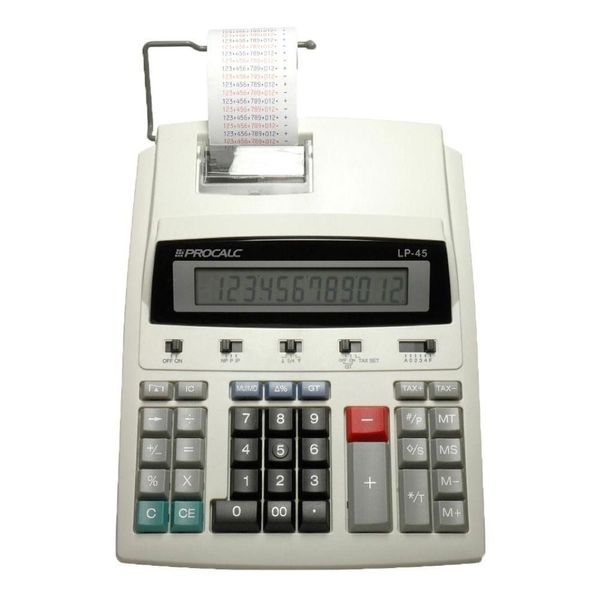 Calculadora De Impressao Procalc Lp45 12 Digitos Bivolt