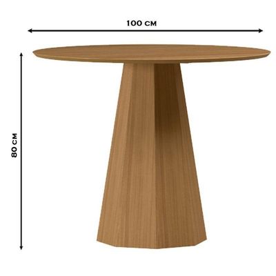 Mesa De Jantar 120x120 Cm Isis Sem Vidro Ype - New Ceval