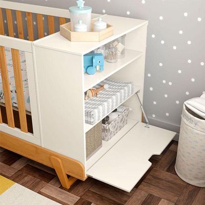 Berço Multifuncional Bkids Off White Freijó Eco Wood - Matic