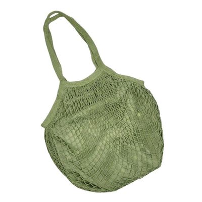 Bolsa De Praia Feminina Saco De Rede Macramê Verão Piscina Com Alça verde