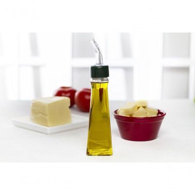 Galheteiro Square Para Azeite 100ml Natural Em Policarbonato Linha Profissional Cook Vem