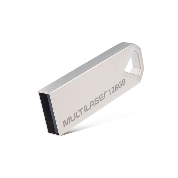 Pen drive Multilaser Diamond 128GB USB 2.0 Metálico - PD853 PD853