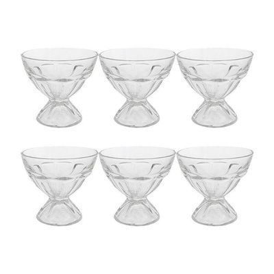 Kit 6 Taças De Sorvete Casa blanca Em Casa Tem 100ml