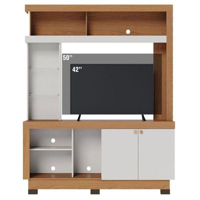 Estante Home Theater Valença Freijó Off White - Colibri