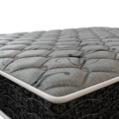 Colchão Queen Espuma D33 Platinum Prodormir 20cm Cinza/Preto (158x198x20cm)