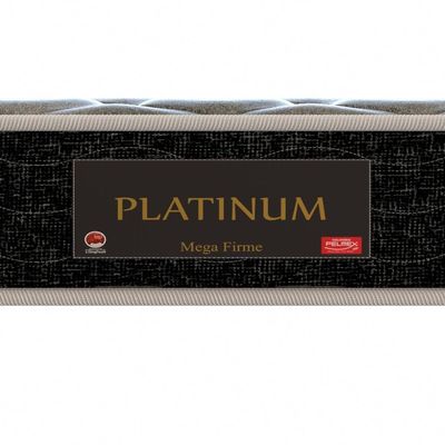 Colchão Queen Espuma D33 Platinum Prodormir 20cm Cinza/Preto (158x198x20cm)