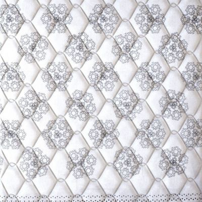 Colchão King Espuma D23 Guarda Costas Probel 12cm Branco/Preto (193x203x12cm)