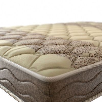 Colchão Casal Espuma D28 Guarda Costas Probel 14cm Branco/Marrom (138x188x14cm)