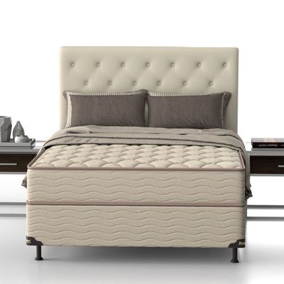 Colchão Casal Espuma D33 Prohotel Probel 17cm Bege/Bege (138x188x17cm)