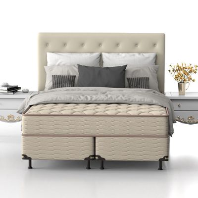 Colchão Queen Espuma D33 Prohotel Probel 17cm Bege/Bege (158x198x17cm)