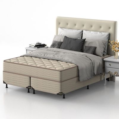 Colchão King Espuma D33 Prohotel Probel 17cm Bege/Bege (193x203x17cm)