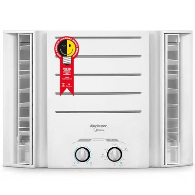 Ar-Condicionado de Janela Springer Midea QCK10 Frio 10.000 BTUs Mecânico Branco / 220V