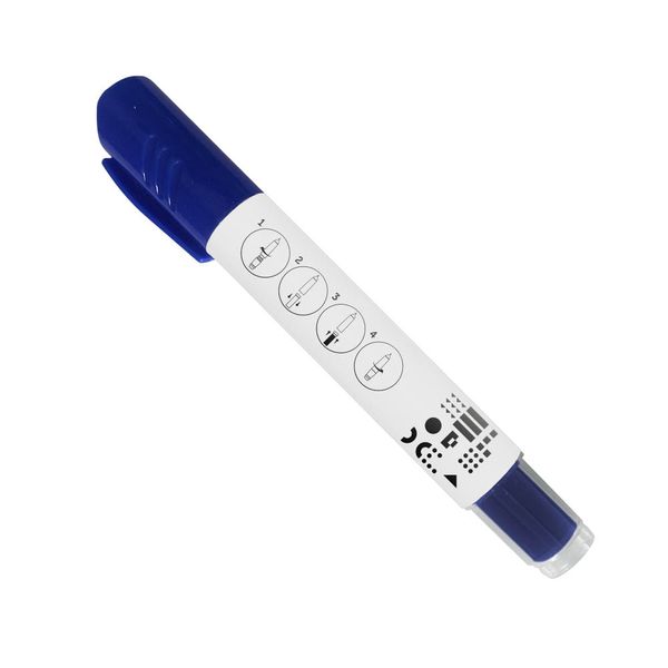Marcador de Quadro Branco Recarregável 12 unidades Azul Keep - MR001 MR001
